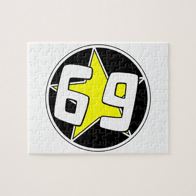 Quebra-cabeça Estrela Amarela 69 (Horizontal)