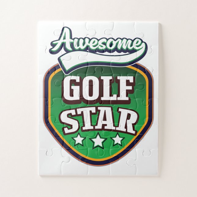 Quebra-cabeça Estrela de Golfe Incrível  (Vertical)