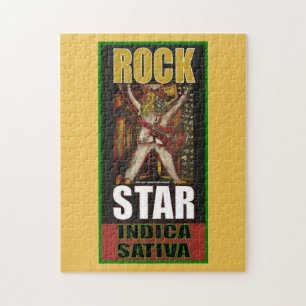 QUEBRA-CABEÇA ESTRELA DE ROCK INDICA SATIVA
