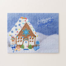 Estrela Moderna de Hanukkah da Casa de David Ginge