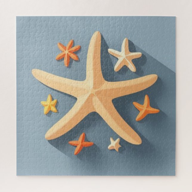 Quebra-cabeça Estrelas-do-mar e as Pequenas (Vertical)