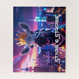 Quebra-cabeça Estrelas E Stripes Zebra Zanzibar