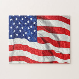Quebra-cabeça Estrelas Patrióticas Americanas E Stripes