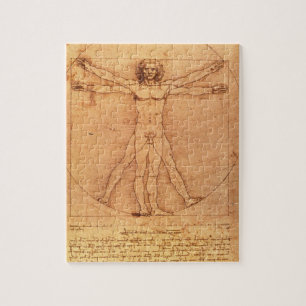 Quebra-cabeça Estudo da anatomia de Leonardo da Vinci do corpo
