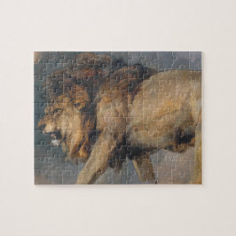 Quebra-cabeça Estudo de um Leão (por Edwin Henry Landseer)