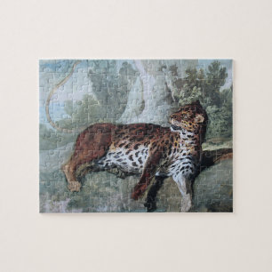 Quebra-cabeça Estudo de um Leopardo (por Jean-Baptiste Oudry)