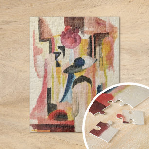 Quebra-cabeça Estudo para Janela Compre Brilhante August Macke