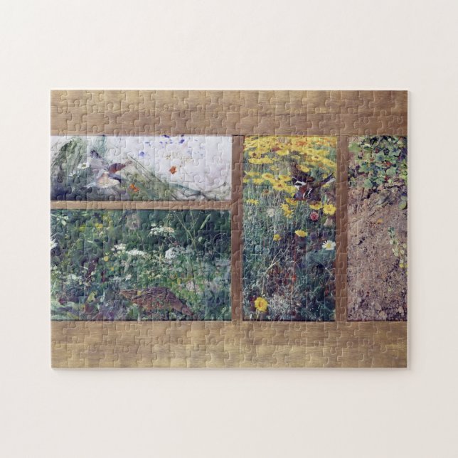 Quebra-cabeça Estudos sobre aves, Bruno Liljefors (Horizontal)