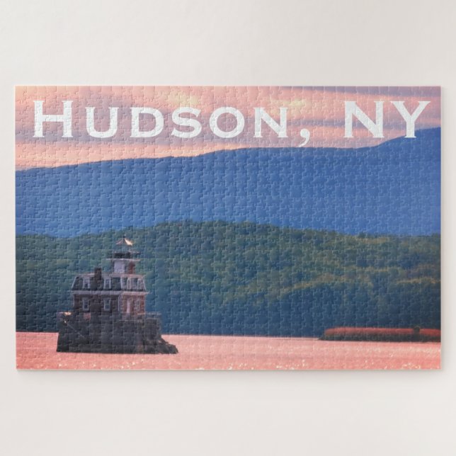 Quebra-cabeça Estufa de Hudson Athens - Luz da cidade de Hudson, (Horizontal)