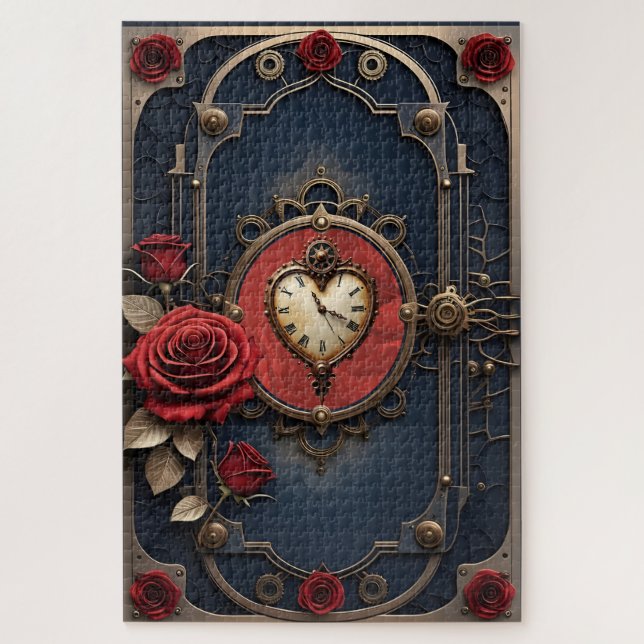 Quebra-cabeça Eternal Elegance – Clockwork Heart (Vertical)