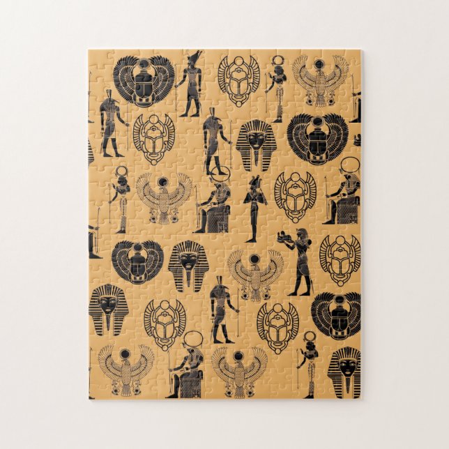 Quebra-cabeça Eternal Sands: Egyptian Antique Elegance for Time (Vertical)