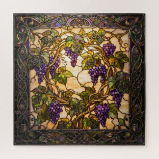 Quebra-cabeça Ethereal Stained Glass Grapevine Puzzle