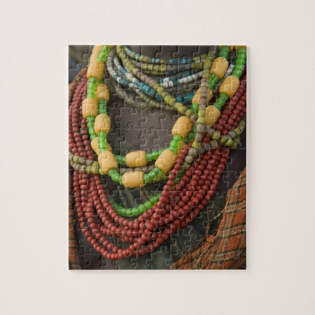 Quebra-cabeça Etiópia: Bacia do Rio Omo, Delta de Omo, (Vertical)