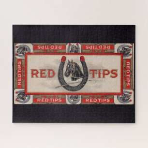 Quebra-cabeça Etiqueta de charuto Red Tips