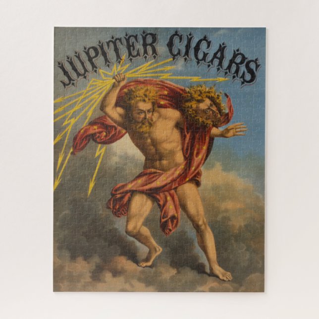 Quebra-cabeça Etiqueta do cigarro, 1868. (Vertical)