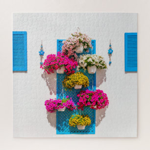 Quebra-cabeça Etnia Floral: Muro de Jardim