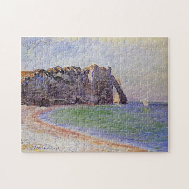 Quebra-cabeça Etretat Porte d'Aval Monet Fine Art (Horizontal)
