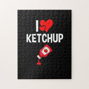 Quebra-cabeça Eu adoro Ketchup