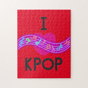 Quebra-cabeça Eu adoro o K pop