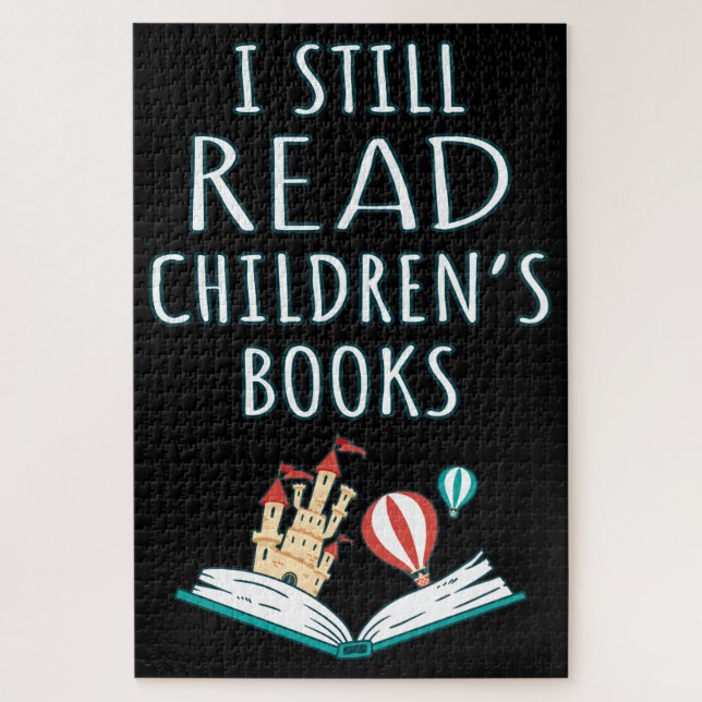 Quebra-cabeça Eu ainda leio livros infantis II (Vertical)