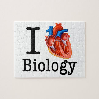 Quebra-cabeça Eu amo a biologia