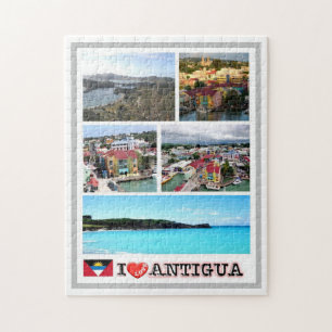 Quebra-cabeça EU AMO Antígua -