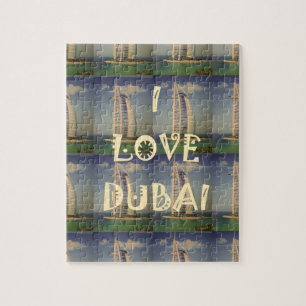 Quebra-cabeça Eu Amo Dubai
