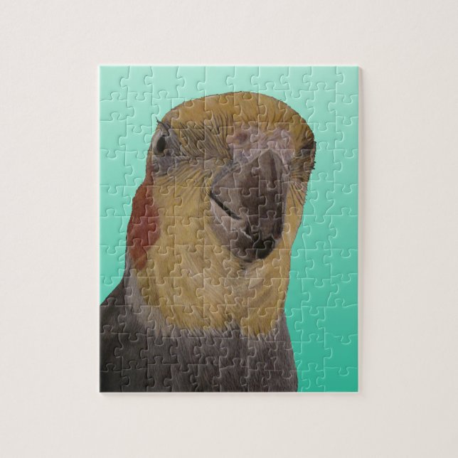 Quebra-cabeça Eu amo meu Cockatiel! Pássaro (Vertical)