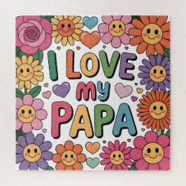 Quebra-cabeça Eu amo meu papai