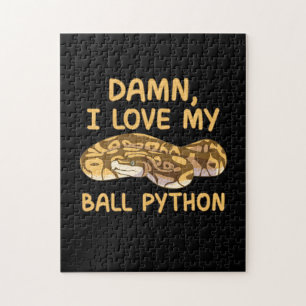 Quebra-cabeça Eu Amo Meu Python Ball