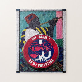 QUEBRA-CABEÇA EU AMO-NOS COM TODO O MEU CORAÇÃO