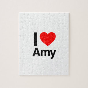 Quebra-cabeça eu amo o amy