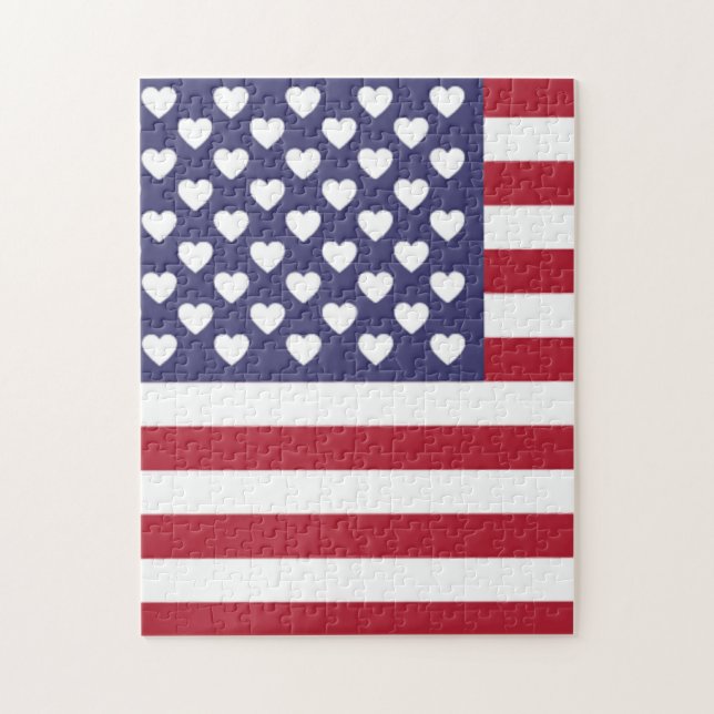 QUEBRA-CABEÇA EU AMO OS ESTADOS UNIDOS DA AMÉRICA (Vertical)
