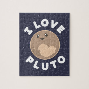 Quebra-cabeça Eu amo Pluto