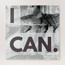 Quebra-cabeça Eu Consigo Cinza Pedona