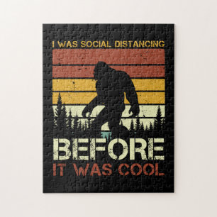 Quebra-cabeça Eu Estava Distanciando Social Antes Que Era Legal 