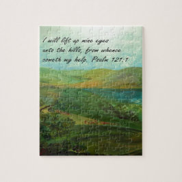 Quebra-cabeça Eu levantarei acima os olhos de mina