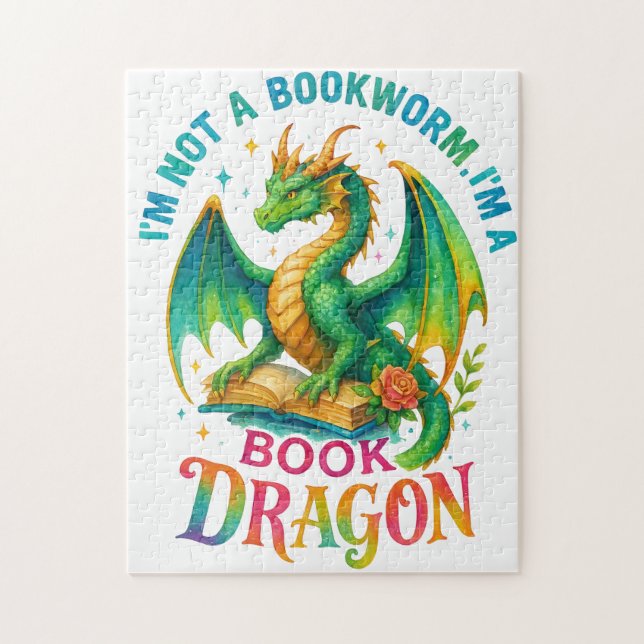 Quebra-cabeça Eu não sou um Bookworm... (Vertical)