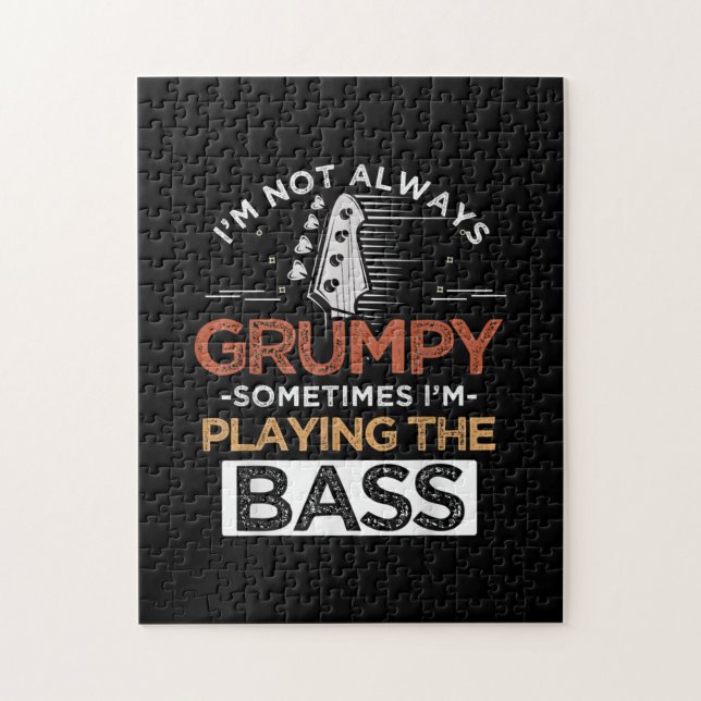 Quebra-cabeça Eu nem sempre estou rabugento, às vezes, estou toc (Vertical)