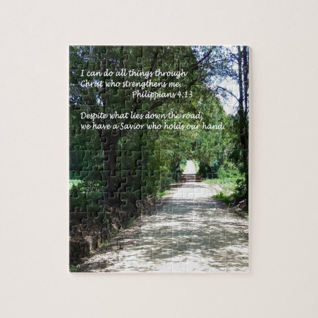 Quebra-cabeça Eu posso fazer todas as coisas (Vertical)