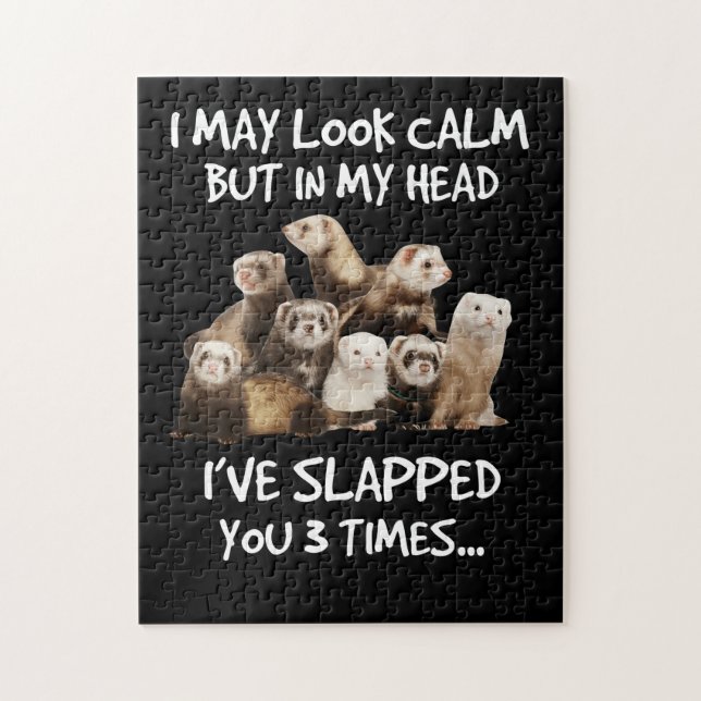 Quebra-cabeça Eu posso parecer calma, mas na minha cabeça eu te  (Vertical)