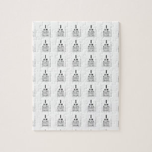 Quebra-cabeça Eu sou cego como um gráfico de morcego