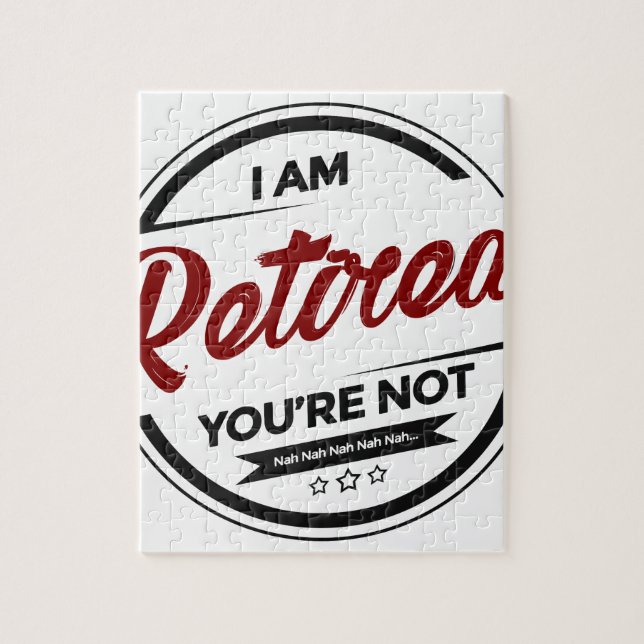 Quebra-cabeça Eu sou-lhe aposentado não sou (Vertical)