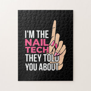 Quebra-cabeça Eu Sou O Nail Tech