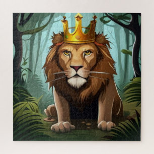Quebra-cabeça Eu sou o rei da selva!