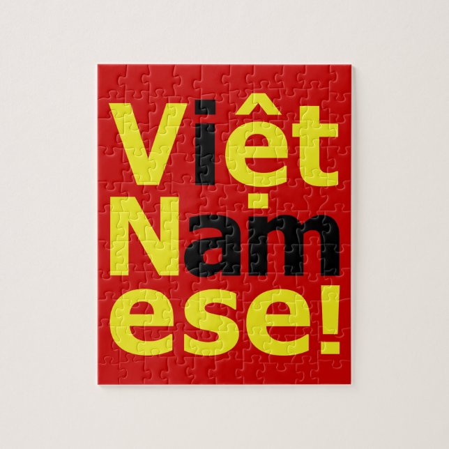 Quebra-cabeça eu sou Viet Namese! (Vertical)