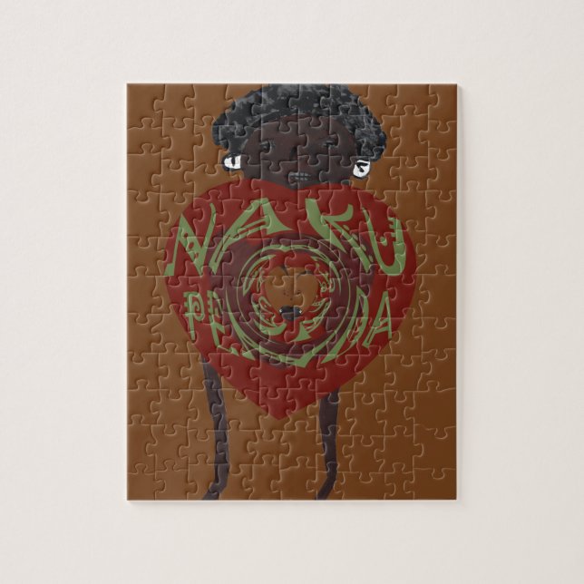 Quebra-cabeça Eu te amo! Nakupenda Sana (Vertical)