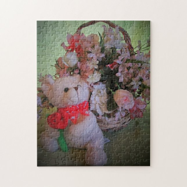 Quebra-cabeça Eu te peguei uma flor (Vertical)