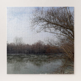 Quebra-cabeça Eu tenho ribeirinho no inverno