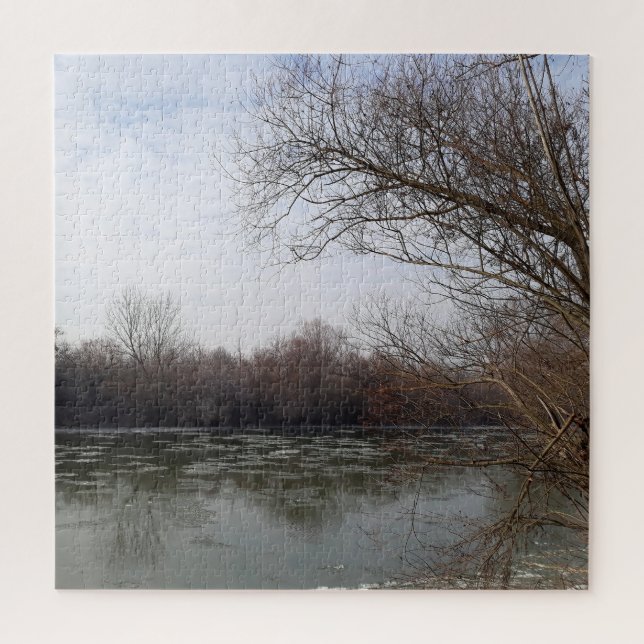 Quebra-cabeça Eu tenho ribeirinho no inverno (Vertical)